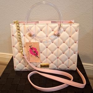 NWT Luv Betsey Pastel Satchel Crossbody